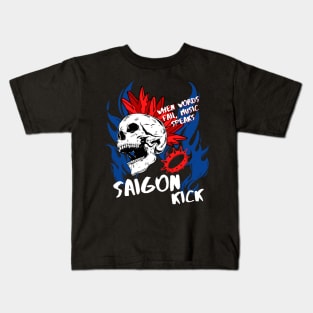 saigon kick ll music speaks Kids T-Shirt